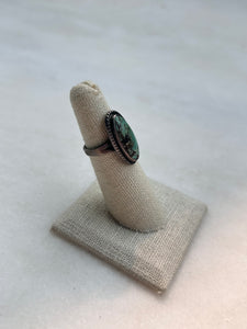 Vintage Sterling Silver Ring with Turquoise Stone