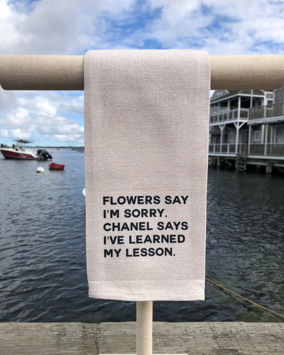 Learned My Lesson Kitchen Towel