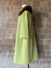 Load image into Gallery viewer, 1960s Pistachio Green Coat w/ Faux Fur Collar