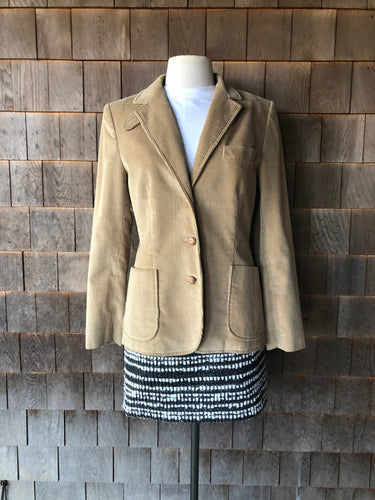 1970s Country Suburbans Beige Corduroy Jacket