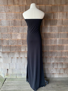 Calvin Klein Collection Black Column Maxi Dress