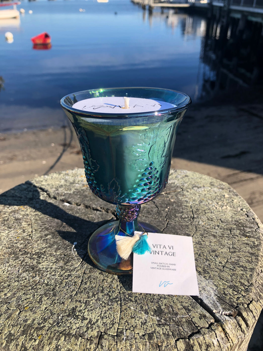 Candle - Iridescent Grape Glass