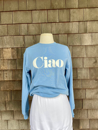 Ciao Light Blue Sweatshirt