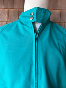Vintage Teal Light Zip Jacket