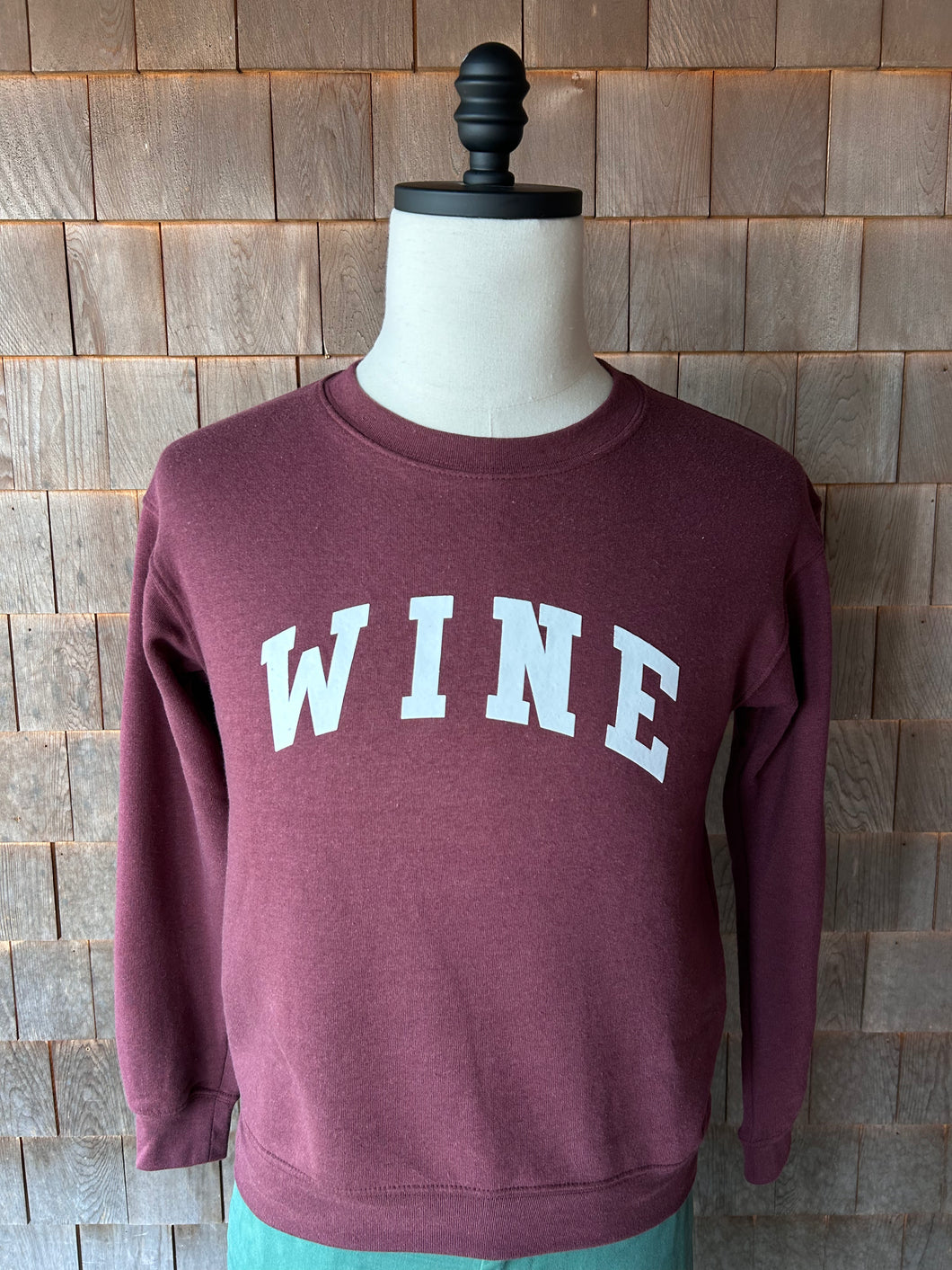 Burgundy Wine Sweatshirt Current Vintage