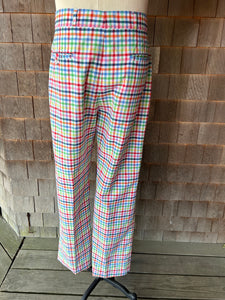 Vintage Rainbow Plaid Pants