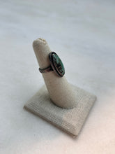 Load image into Gallery viewer, Vintage Sterling Silver Ring with Turquoise Stone