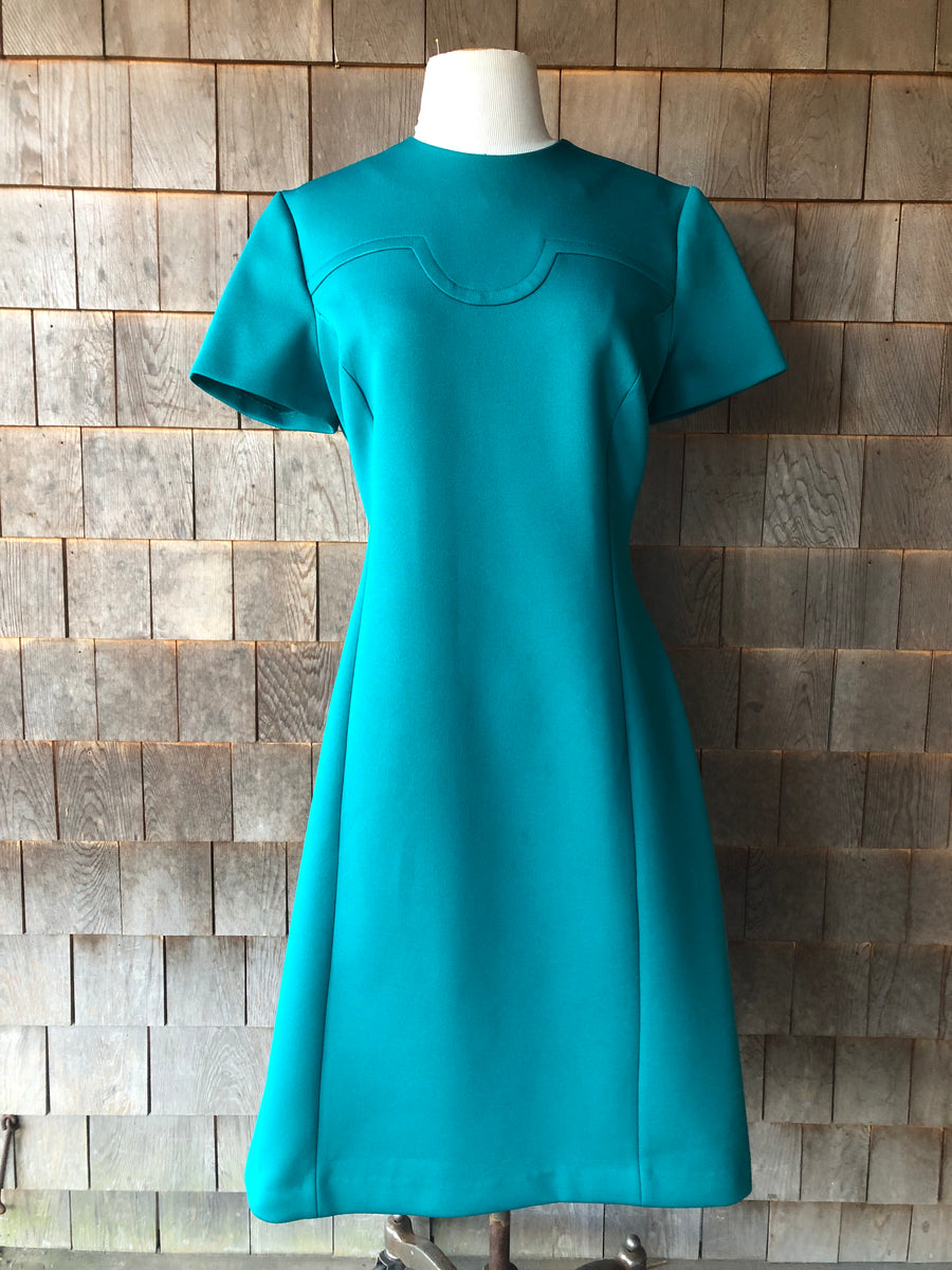 Vintage 1960s Teal Lilli Ann Dress – Current Vintage