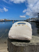 Load image into Gallery viewer, Vintage 1970s Bejeweled Bermuda Bag with Lucite Handles