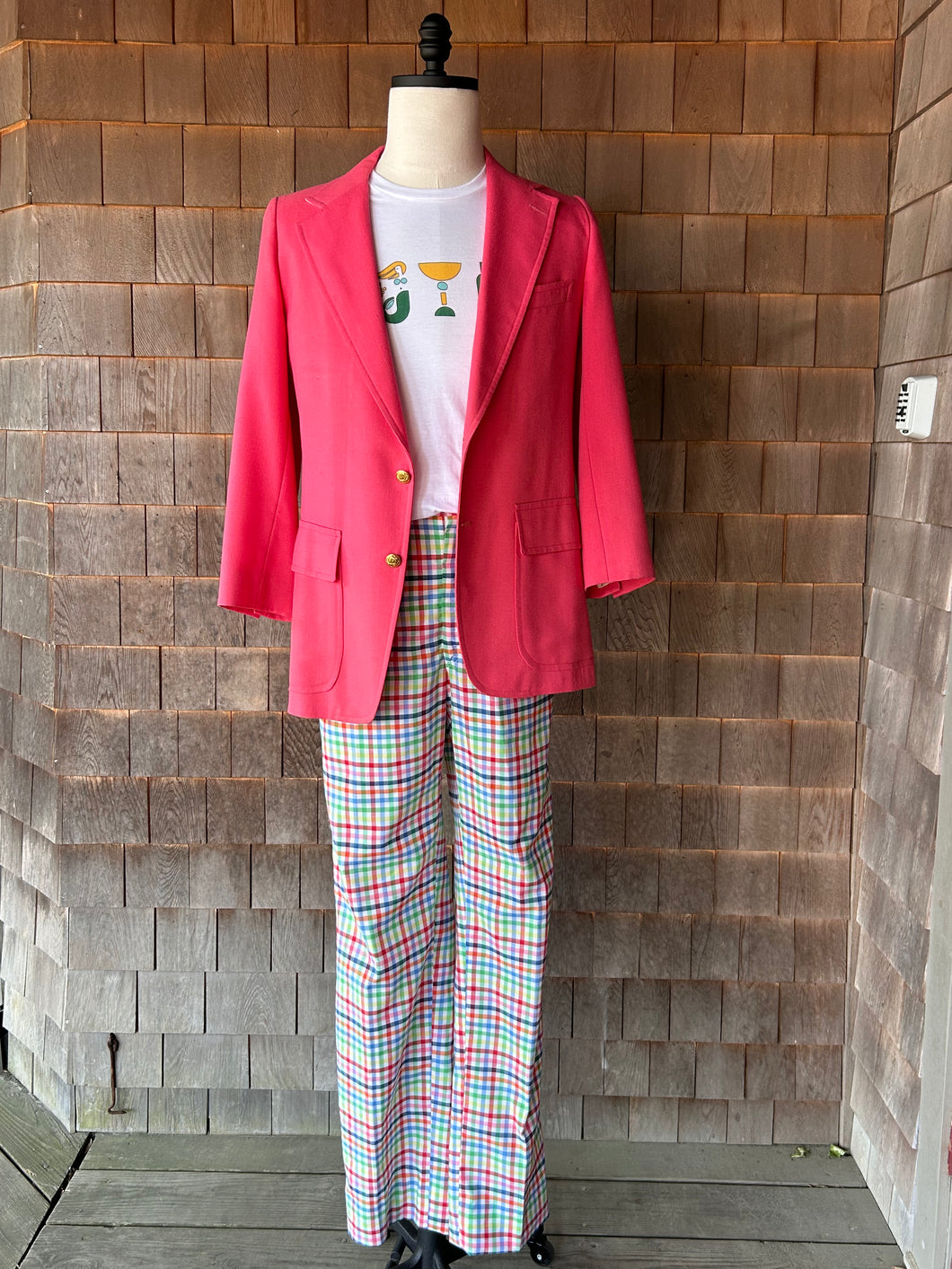 Vintage pink jacket best sale