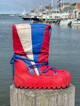 Load image into Gallery viewer, Red, White &amp; Blue Snow Boot