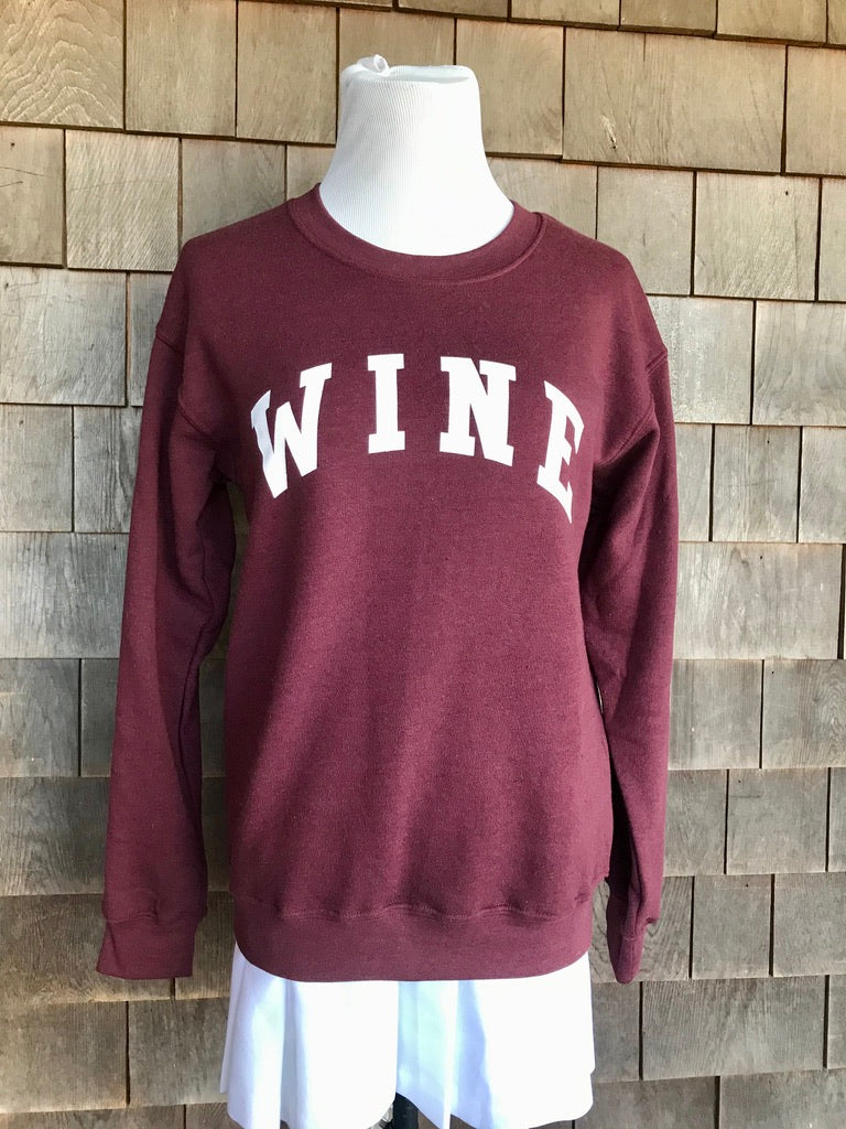 Burgundy Wine Sweatshirt