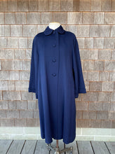 Load image into Gallery viewer, Vintage 1940&#39;s Navy Long Coat