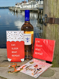 Eat.Sleep.Boat Cocktail Napkin