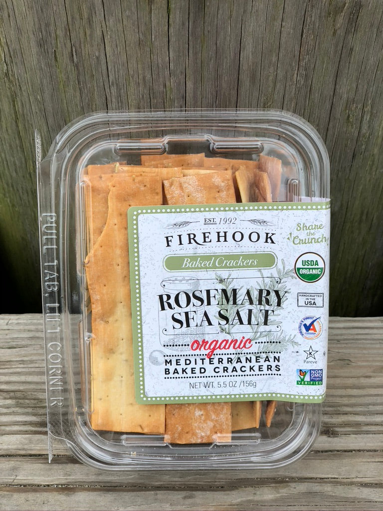Firehook Rosemary & Sea Salt Organic Crackers