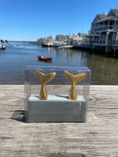 Gold Whale Corn Holders