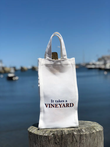 It Takes A Vineyard Wine Gift Bag