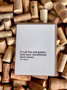 It's All Fun and Games Card