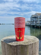 Load image into Gallery viewer, Red Anchor Paper Cup Pack