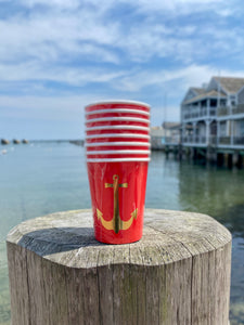 Red Anchor Paper Cup Pack