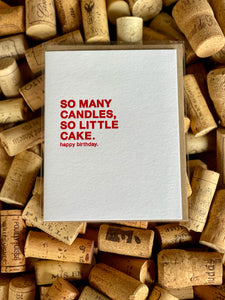 So Many Candles, So Little Cake Card