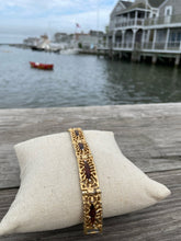 Load image into Gallery viewer, Vintage 1960&#39;s Topaz and Gold Bracelet