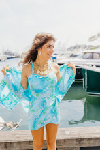 Load image into Gallery viewer, Vintage Paradise Hawaii 2 pc Swimsuit/Romper &amp; Cover-up