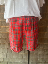 Load image into Gallery viewer, Vintage Red Plaid Shorts